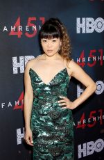 GRACE LYNN KUNG at Fahrenheit 451 Premiere in New York 05/08/2018