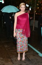 GRETA GERWIG at Tiffany & Co. Jewelry Collection Launch in New York 05/03/2018