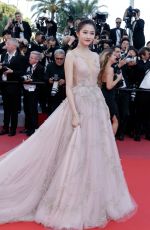 GUAN XIAOTONG at Ash is Purest White Premiere at Cannes Film Festival 05/11/2018