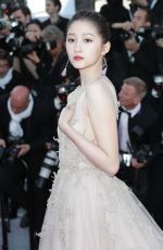 GUAN XIAOTONG at Ash is Purest White Premiere at Cannes Film Festival 05/11/2018