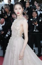 GUAN XIAOTONG at Ash is Purest White Premiere at Cannes Film Festival 05/11/2018