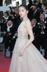 GUAN XIAOTONG at Ash is Purest White Premiere at Cannes Film Festival 05/11/2018