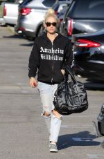 GWEN STEFANI in Ripped Jeand Out in Los Angeles 05/23/2018