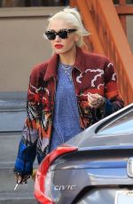 GWEN STEFANI Leaves a Nail Salon in Studio City 05/25/2018