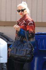 GWEN STEFANI Leaves a Nail Salon in Studio City 05/25/2018