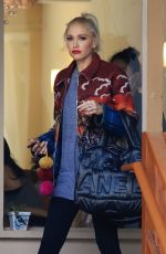 GWEN STEFANI Leaves a Nail Salon in Studio City 05/25/2018