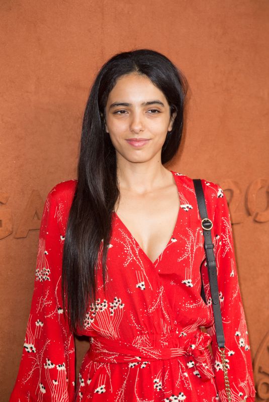 HAFSIA HERZI at Village at Roland Garros in Paris 05/28/2018