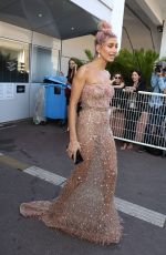 HAILEY BALDWIN Leaves Palace Festival in Cannes 05/12/2018