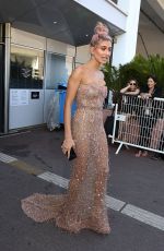 HAILEY BALDWIN Leaves Palace Festival in Cannes 05/12/2018