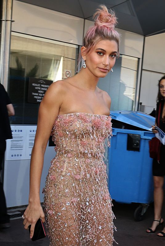 HAILEY BALDWIN Leaves Palace Festival in Cannes 05/12/2018