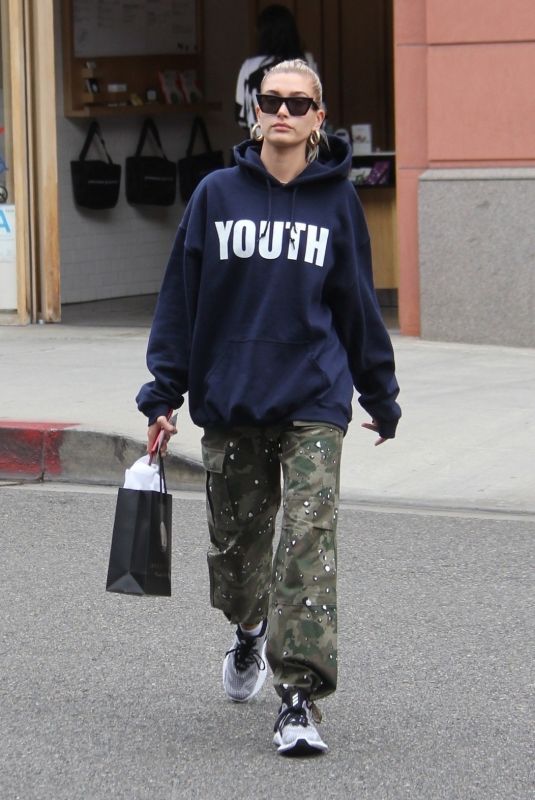 HAILEY BALDWIN Out Shopping in Beverly Hills 05/18/2018