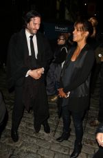 HALLE BERRY and Keanu Reeves on the Set of John Wick 3 in New York 05/23/2018