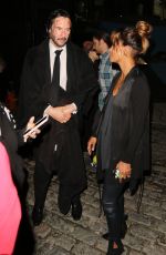 HALLE BERRY and Keanu Reeves on the Set of John Wick 3 in New York 05/23/2018