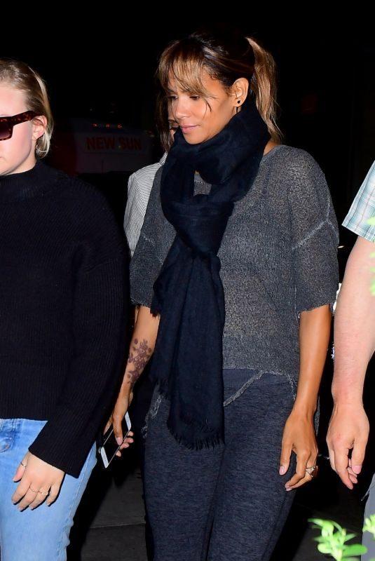 HALLE BERRY on the Set of John Wick 3 in New York 05/30/2018