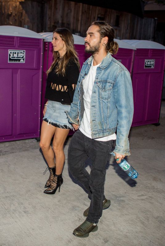 HEIDI KLUM and Tom Kaulitz Out in Berlin 04/29/2018
