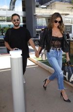 HEIDI KLUM Arrives at Nice Airport 05/16/2018