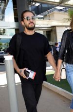 HEIDI KLUM Arrives at Nice Airport 05/16/2018