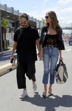 HEIDI KLUM Arrives at Nice Airport 05/16/2018