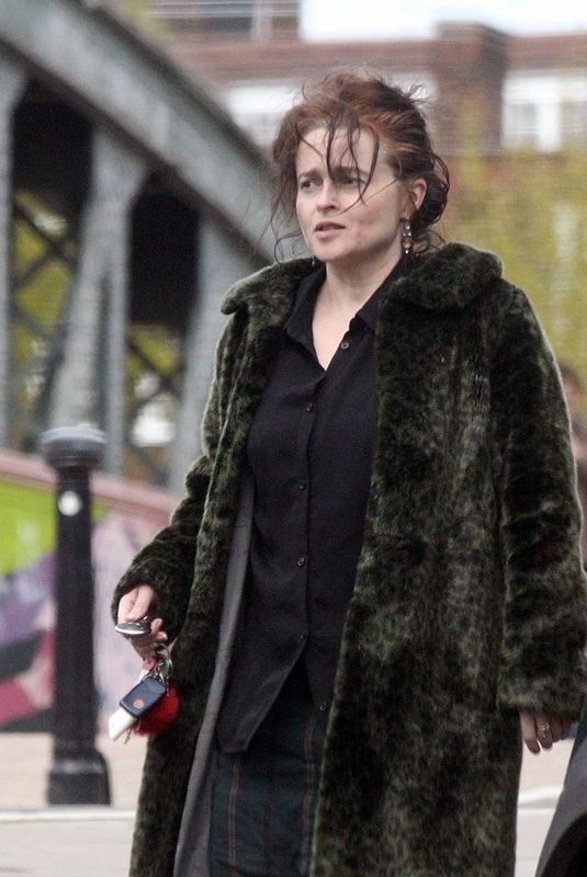 HELENA BONHAM CARTER Out and About in London 05/03/2018