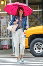 HELENA CHRISTENSEN Out and About in New York 05/22/2018