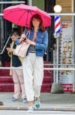 HELENA CHRISTENSEN Out and About in New York 05/22/2018