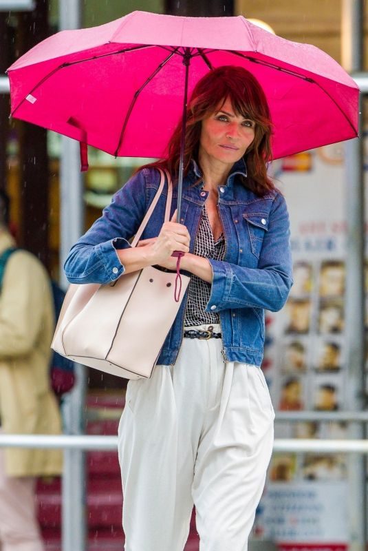 HELENA CHRISTENSEN Out and About in New York 05/22/2018