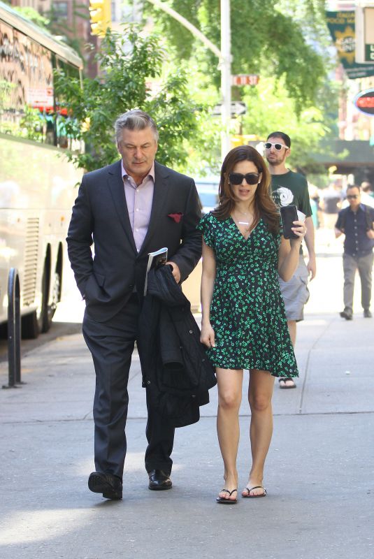 HILARIA and Alec BALDWIN Out and About in New York 05/24/2018