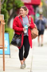 HILARY DUFF Heading to a Gym in Los Angeles 05/12/2018