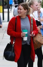 HILARY DUFF Heading to a Gym in Los Angeles 05/12/2018