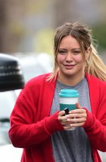 HILARY DUFF Heading to a Gym in Los Angeles 05/12/2018