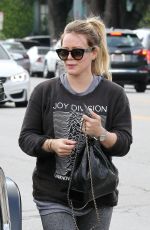 HILARY DUFF Leaves a Gym in Los Angeles 05/26/2018