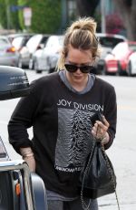 HILARY DUFF Leaves a Gym in Los Angeles 05/26/2018