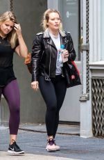 HILARY DUFF Leaves a Gym in New York 05/18/2018