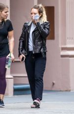 HILARY DUFF Leaves a Gym in New York 05/18/2018