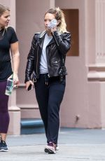 HILARY DUFF Leaves a Gym in New York 05/18/2018