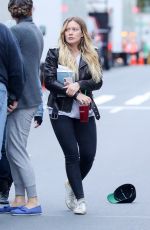 HILARY DUFF on the Set of Younger in New York 05/21/2018