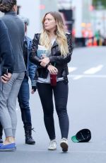 HILARY DUFF on the Set of Younger in New York 05/21/2018