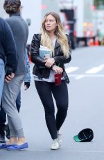 HILARY DUFF on the Set of Younger in New York 05/21/2018