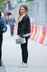 HILARY DUFF on the Set of Younger in New York 05/21/2018