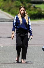 HILARY DUFF on the Set of Younger in New York 05/21/2018