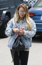 HILARY DUFF Out and About in New York 05/29/2018