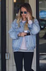 HILARY DUFF Out and About in New York 05/29/2018