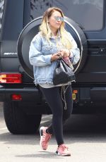 HILARY DUFF Out and About in New York 05/29/2018
