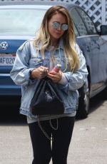HILARY DUFF Out and About in New York 05/29/2018