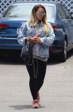 HILARY DUFF Out and About in New York 05/29/2018