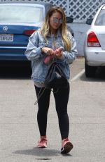 HILARY DUFF Out and About in New York 05/29/2018