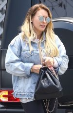 HILARY DUFF Out and About in New York 05/29/2018