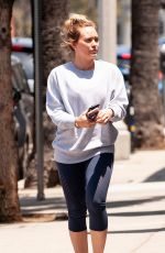 HILARY DUFF Out for a Coffee in Studio City 05/28/2018