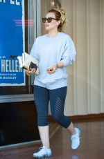 HILARY DUFF Out for a Coffee in Studio City 05/28/2018