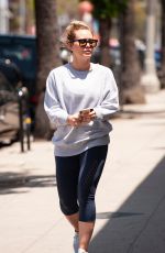 HILARY DUFF Out for a Coffee in Studio City 05/28/2018